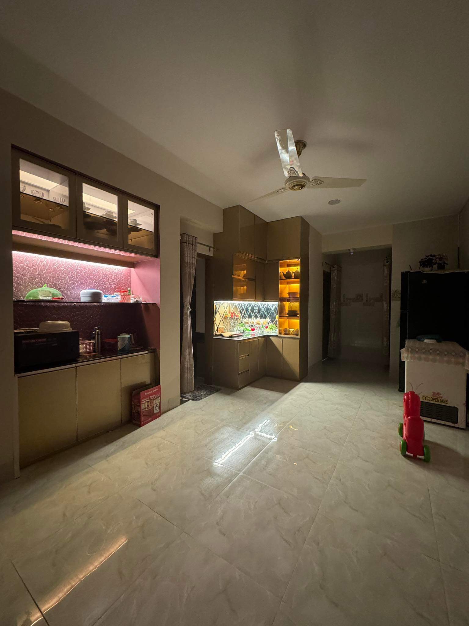 Stylish modern interior with chair and table showcasing professional design solutions